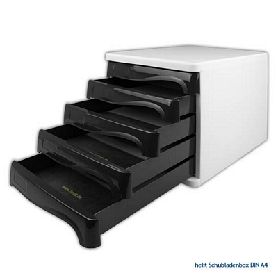 Schubladenbox DIN A4 schwarz-2-big-img